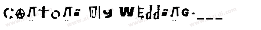 Cantoni DIY Wedding字体转换
